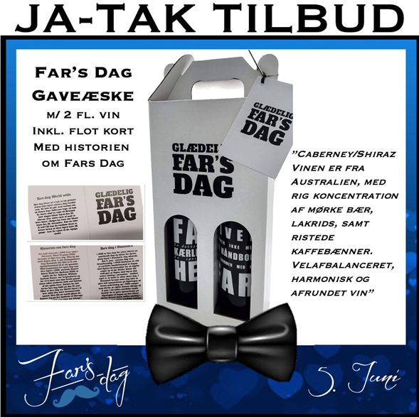 - AKTIVER NU! 💙 FARS DAG GAVEÆSKE 🍷