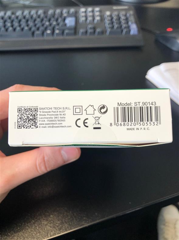 Saatchitech Opladerkabel med adapter