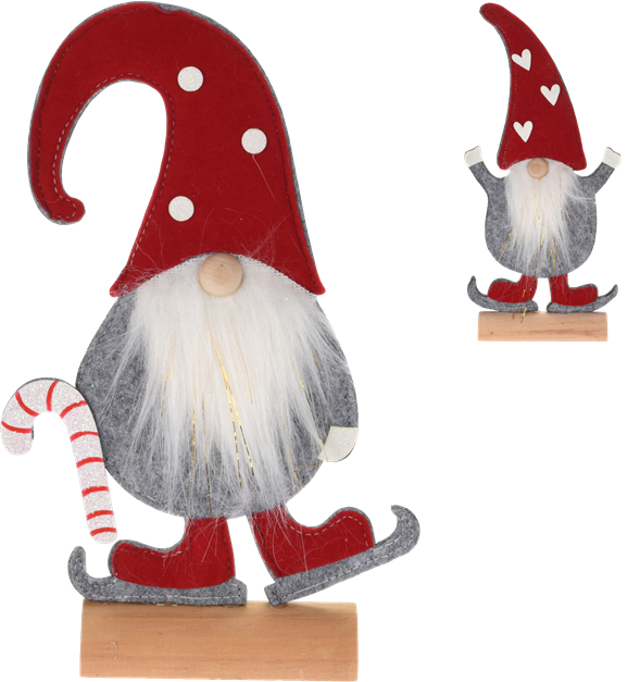 JULEMAND I FILT PÅ TRÆFOD