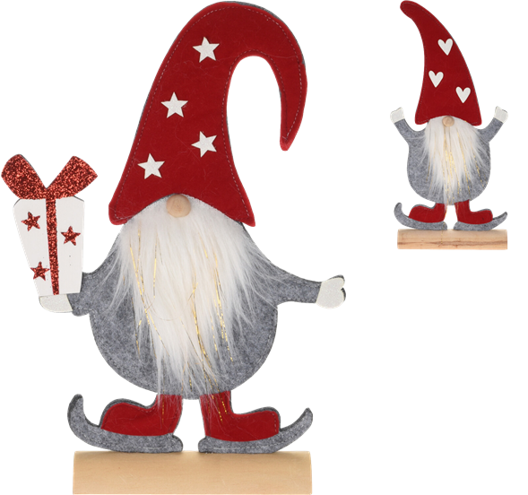 JULEMAND I FILT PÅ TRÆFOD