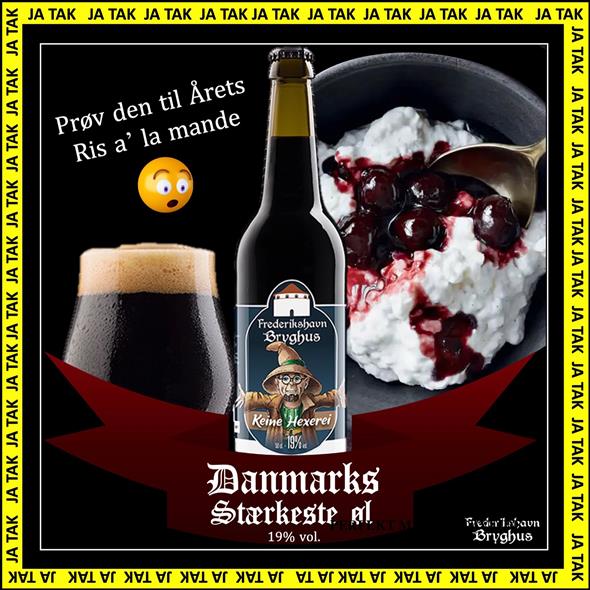 IDE TIL RIS A’ LA MANDEN - DANMARKS STÆRKESTE ØL