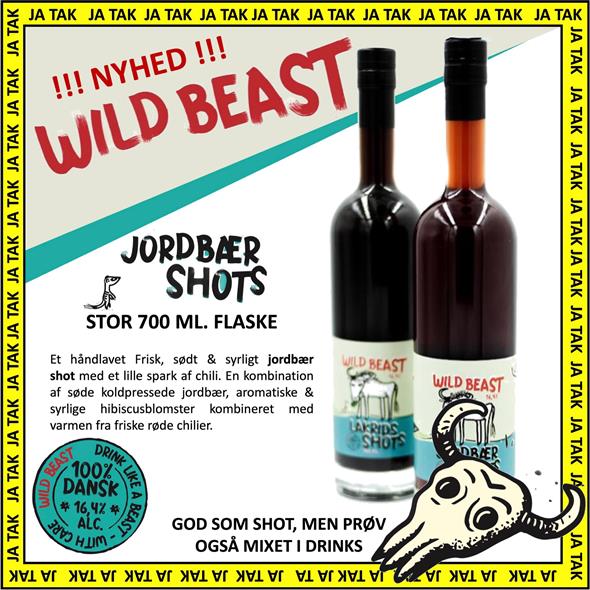 !!NYHED!! WILD BEAST JORDBÆR SHOT