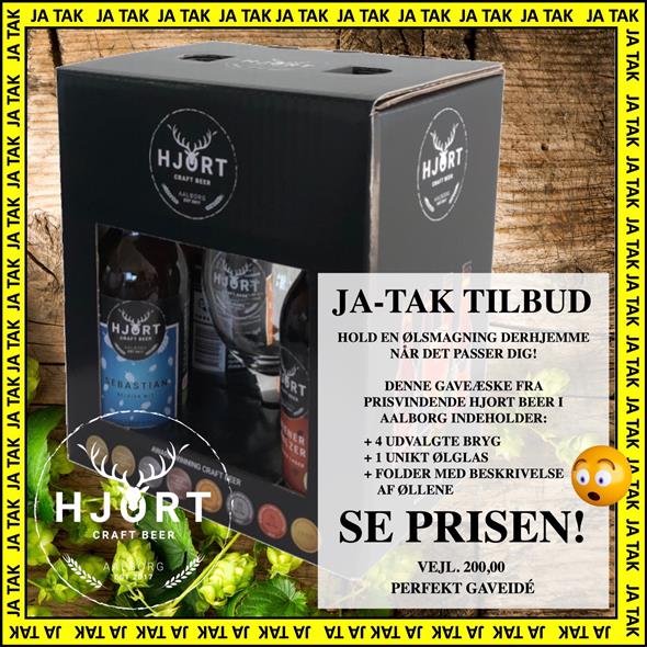 GAVEÆSKE MED ØLSMAGNING