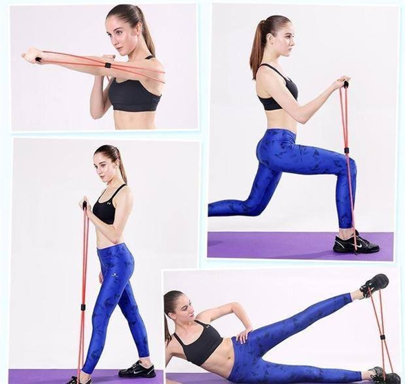 8 tals elastik - klassisk hjemmetræning